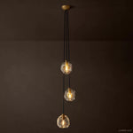 Bubble Ripple Sphere Cascade Pendant Light
