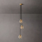 Bubble Ripple Sphere Cascade Pendant Light