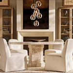Bubble Ripple Sphere Cascade Pendant Light