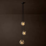Bubble Ripple Sphere Cascade Pendant Light