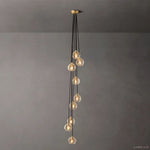 Bubble Ripple Sphere Cascade Chandelier 16"