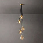 Bubble Ripple Sphere Cascade Chandelier 14"