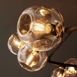 Bubble Ripple Sphere Round Chandelier 48"