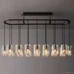 Lacour Prism Layered Linear Chandelier 72"