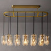 Lacour Prism Layered Linear Chandelier 54"