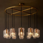 Lacour Prism Layered Round Chandelier 48"