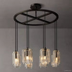 Lacour Prism Layered Round Chandelier 36"