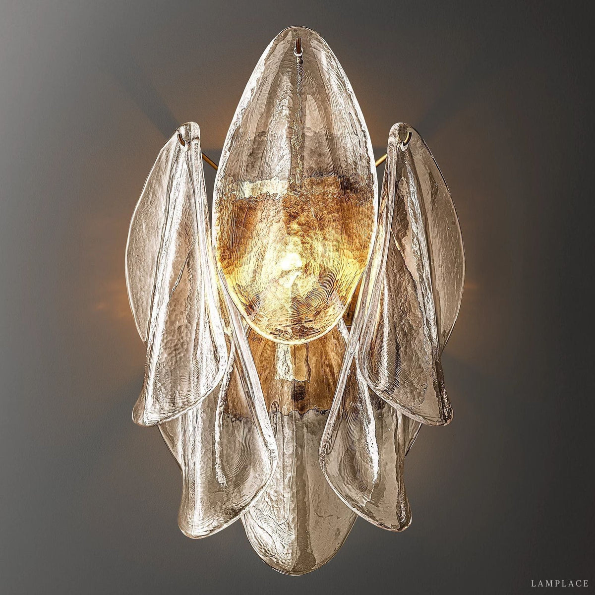 Petalia Stacked Glass Wall Sconce
