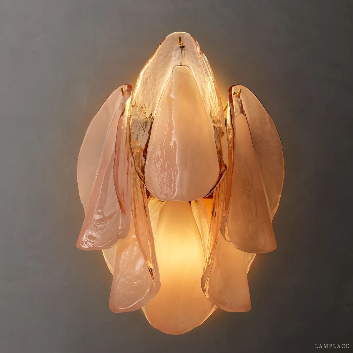 Petalia Stacked Glass Wall Sconce