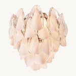 Petalia Stacked Glass Flush Mount