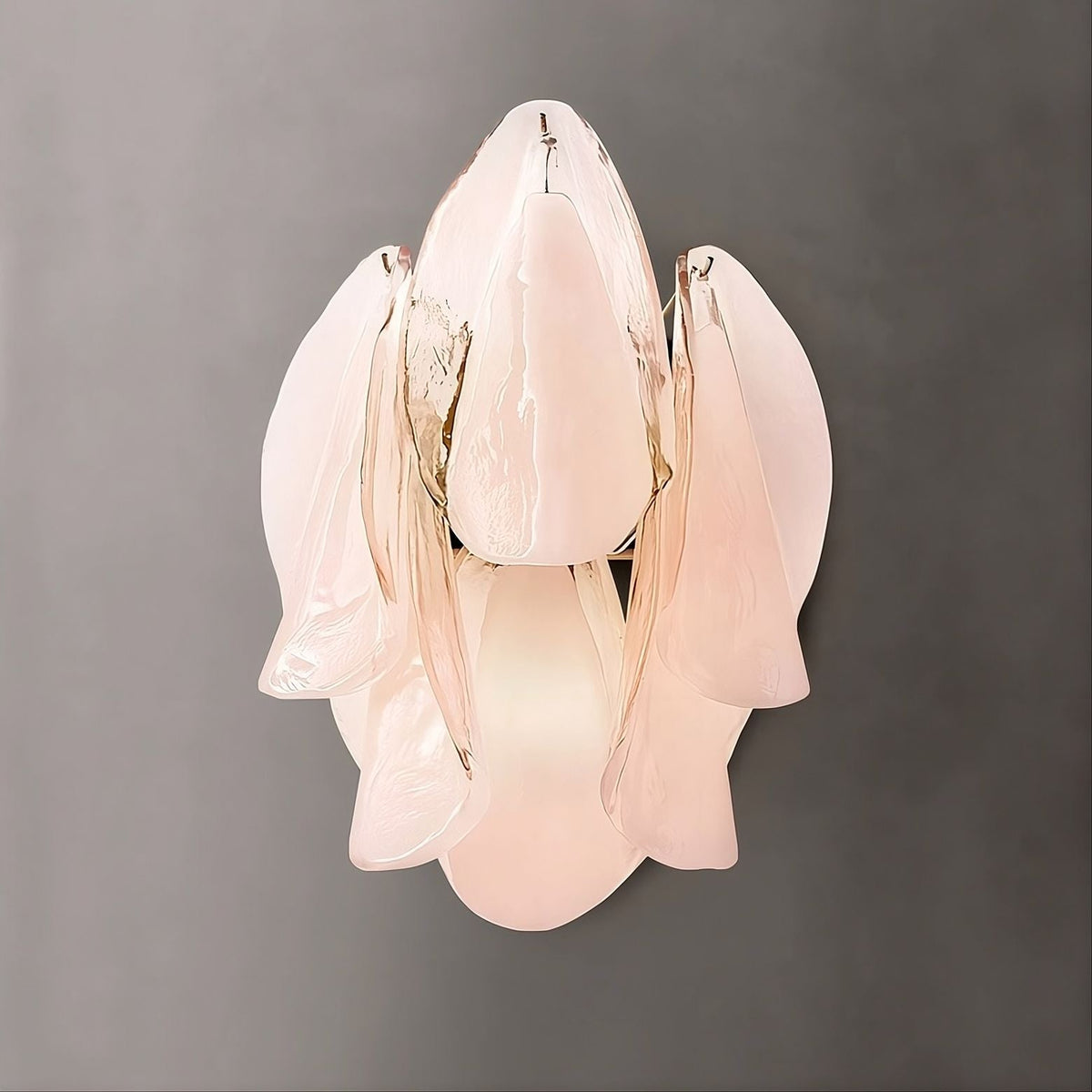 Petalia Stacked Glass Wall Sconce