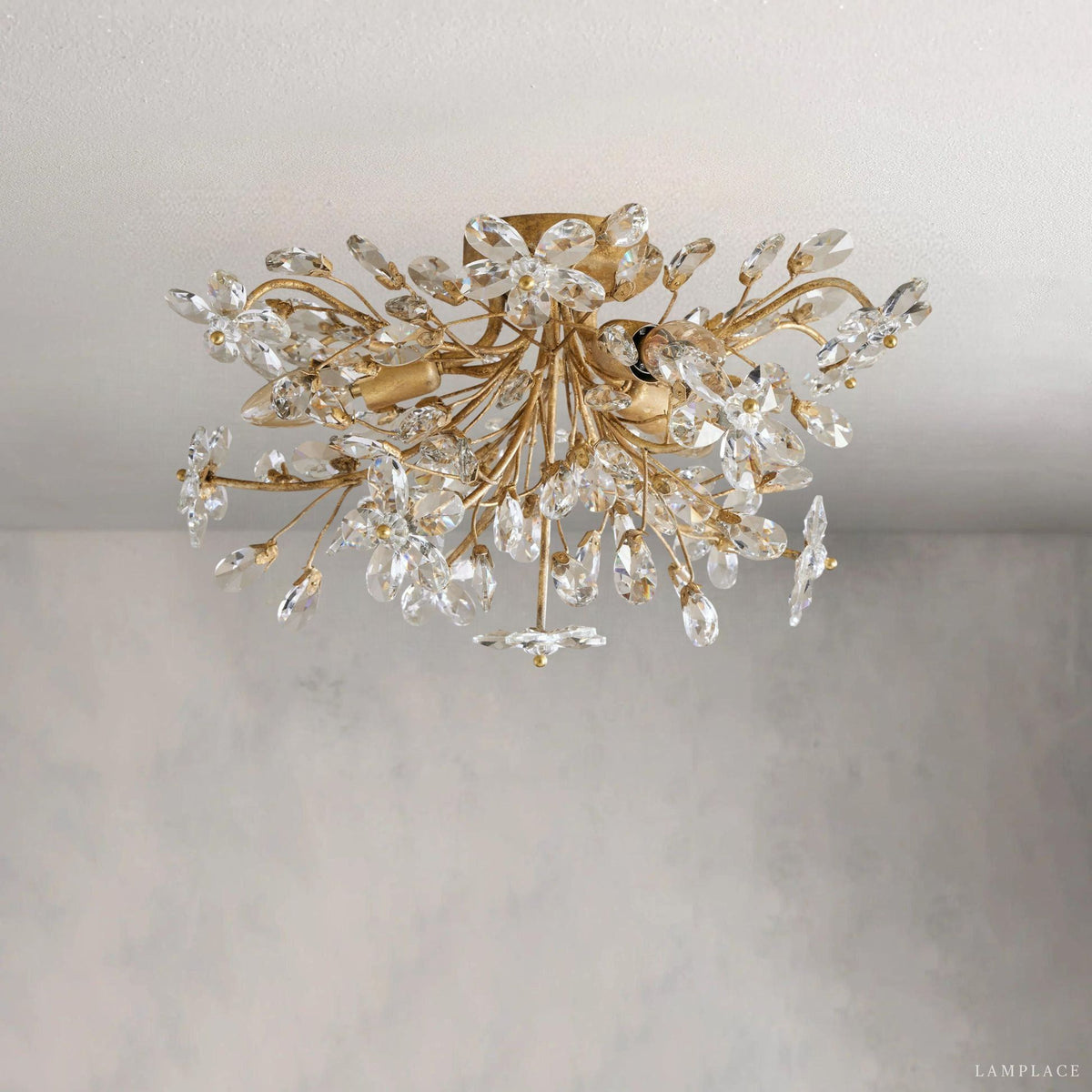 Fiore Delicate Flower Flush Mount