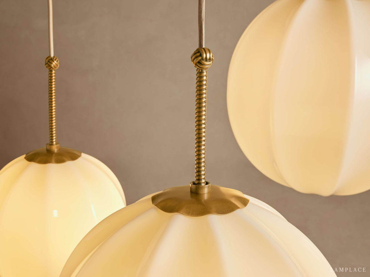 Agnes Strand Glass Cluster Chandelier