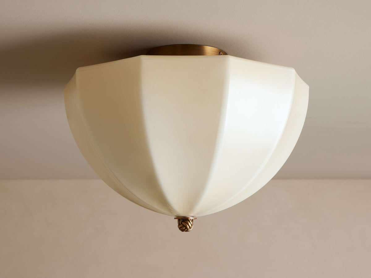 Agnes Strand Glass Flush Mount