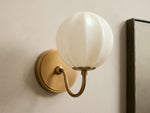 Agnes Strand Glass Gooseneck Sconce