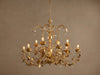 Nicoletta Refined Leaf Round Chandelier