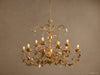 Nicoletta Refined Leaf Round Chandelier