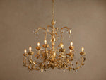 Nicoletta Refined Leaf Round Chandelier
