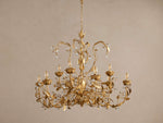 Nicoletta Refined Leaf Round Chandelier