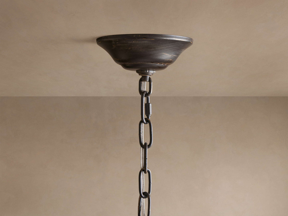 Nicoletta Refined Leaf Round Chandelier