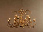 Nicoletta Refined Leaf Round Chandelier