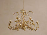 Nicoletta Refined Leaf Round Chandelier