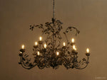 Nicoletta Refined Leaf Round Chandelier
