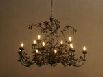 Nicoletta Refined Leaf Round Chandelier