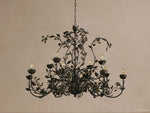 Nicoletta Refined Leaf Round Chandelier