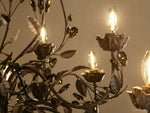 Nicoletta Refined Leaf Round Chandelier