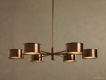 Daphne Metallic Style Round Chandelier