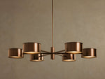 Daphne Metallic Style Round Chandelier