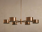 Daphne Metallic Style Round Chandelier
