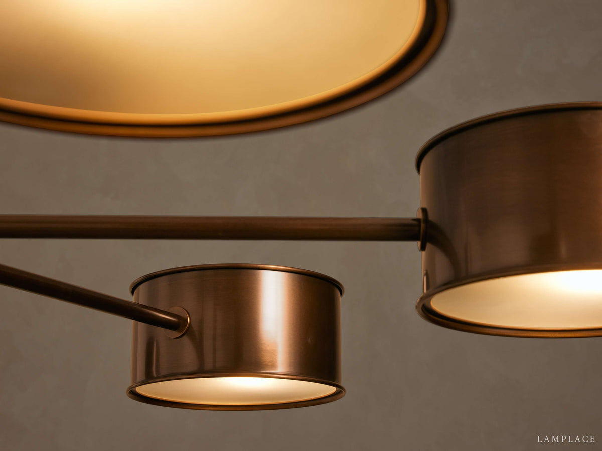 Daphne Metallic Style Round Chandelier