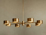 Daphne Metallic Style Round Chandelier