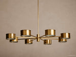 Daphne Metallic Style Round Chandelier