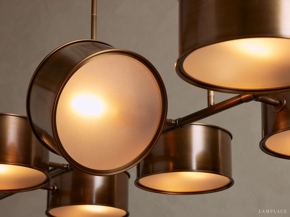 Daphne Metallic Style Linear Chandelier