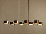 Daphne Metallic Style Linear Chandelier