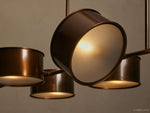 Daphne Metallic Style Linear Chandelier