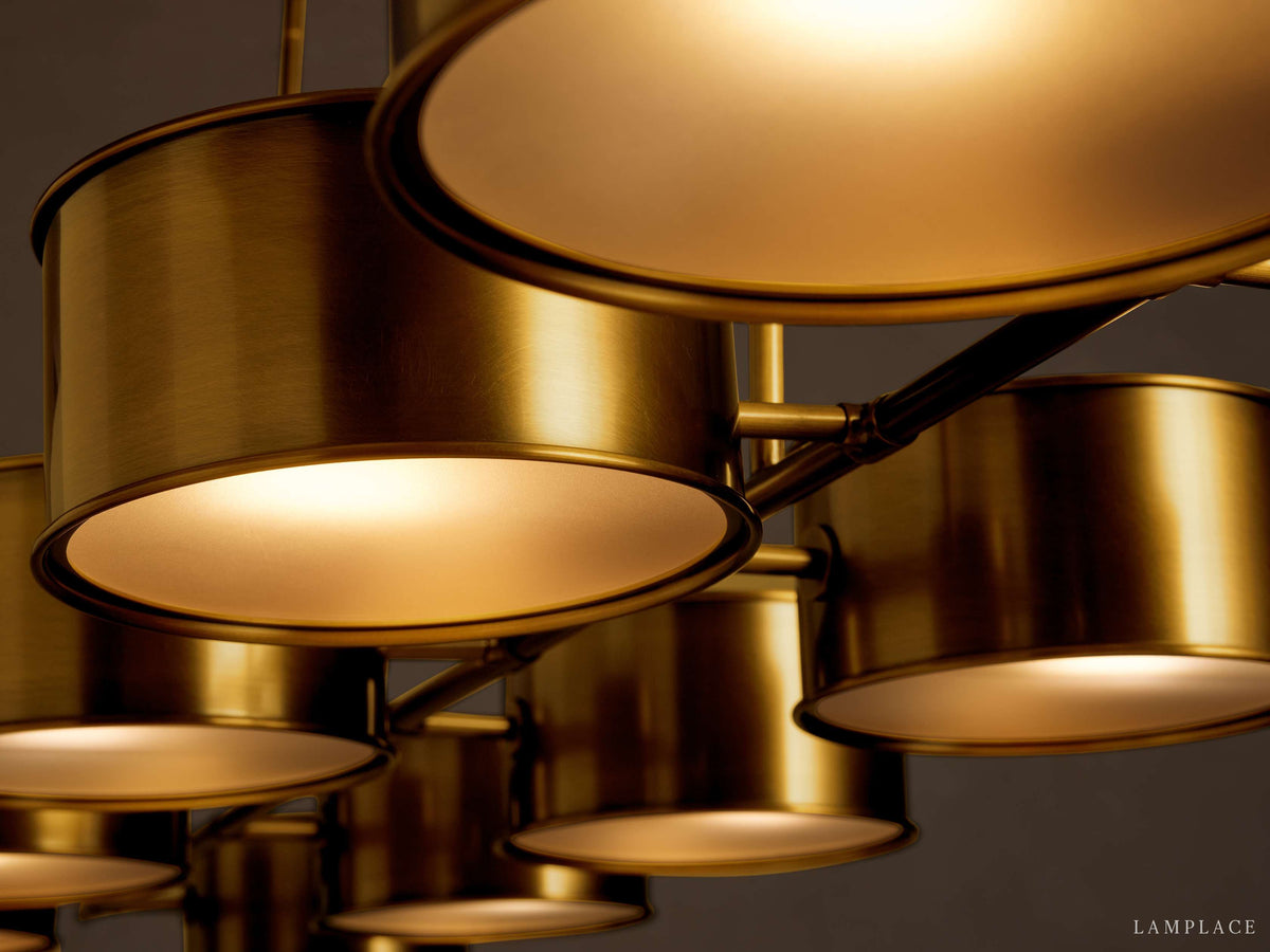 Daphne Metallic Style Linear Chandelier