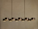 Daphne Metallic Style Linear Chandelier