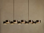 Daphne Metallic Style Linear Chandelier