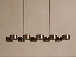 Daphne Metallic Style Linear Chandelier