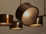 Daphne Metallic Style Linear Chandelier