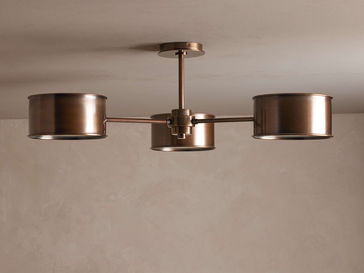 Daphne Metallic Style Flush Mount