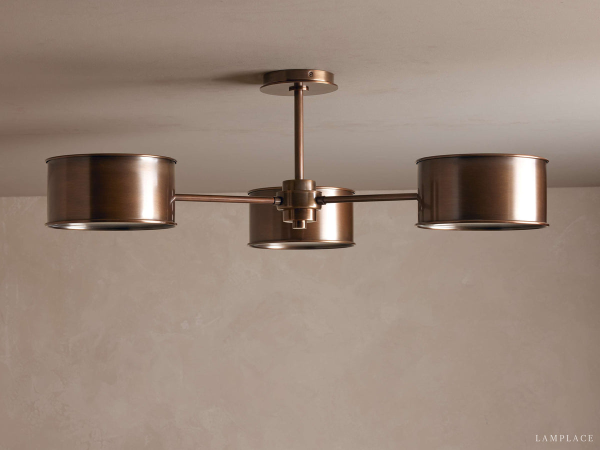Daphne Metallic Style Flush Mount