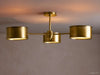 Daphne Metallic Style Flush Mount