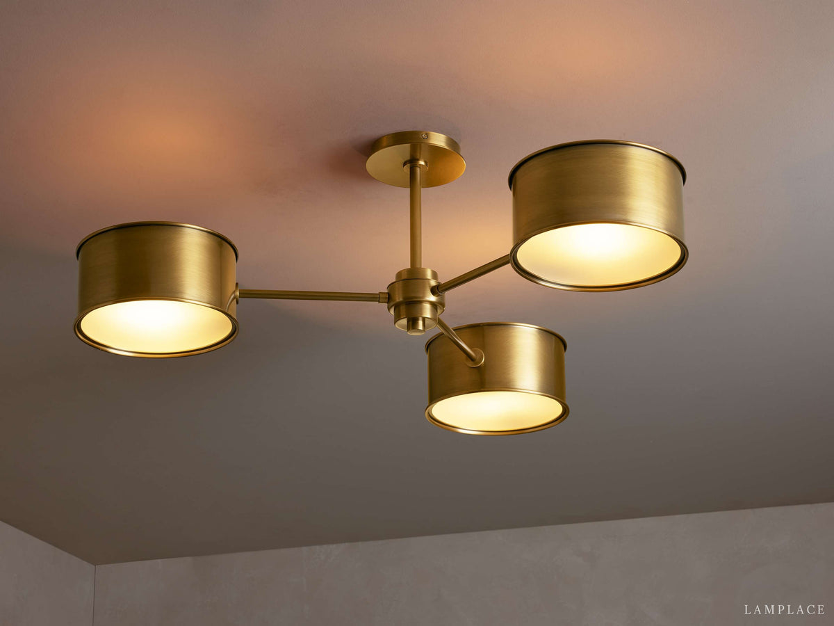 Daphne Metallic Style Flush Mount