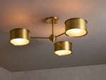 Daphne Metallic Style Flush Mount