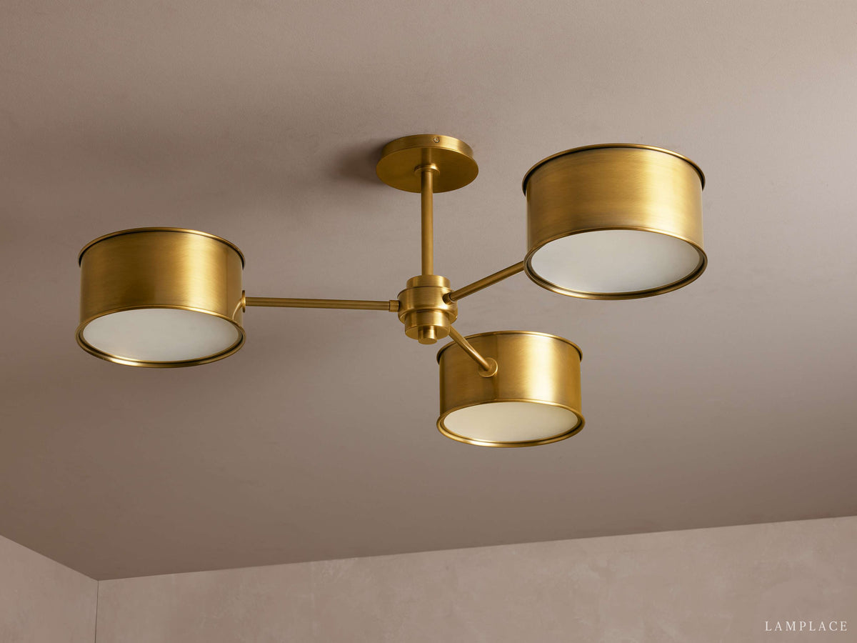 Daphne Metallic Style Flush Mount